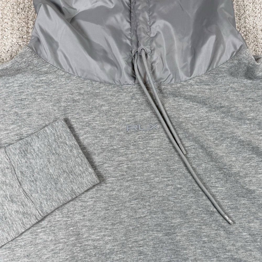 RLX Ralph Lauren Women's Large Gray Golf Pullover Hoodie